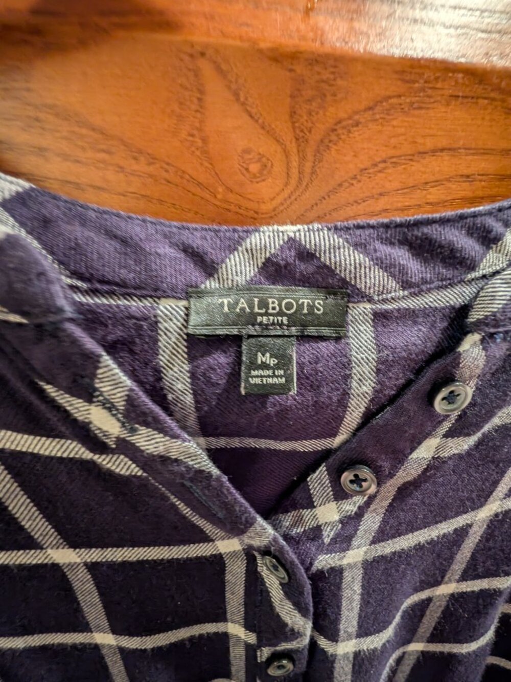 Talbots | Tops | Talbots Navy Blue And White Blouse | Poshmark